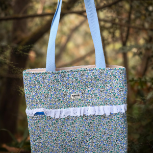 Bolso celeste