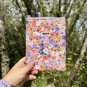Floreada lilas- Funda ebook